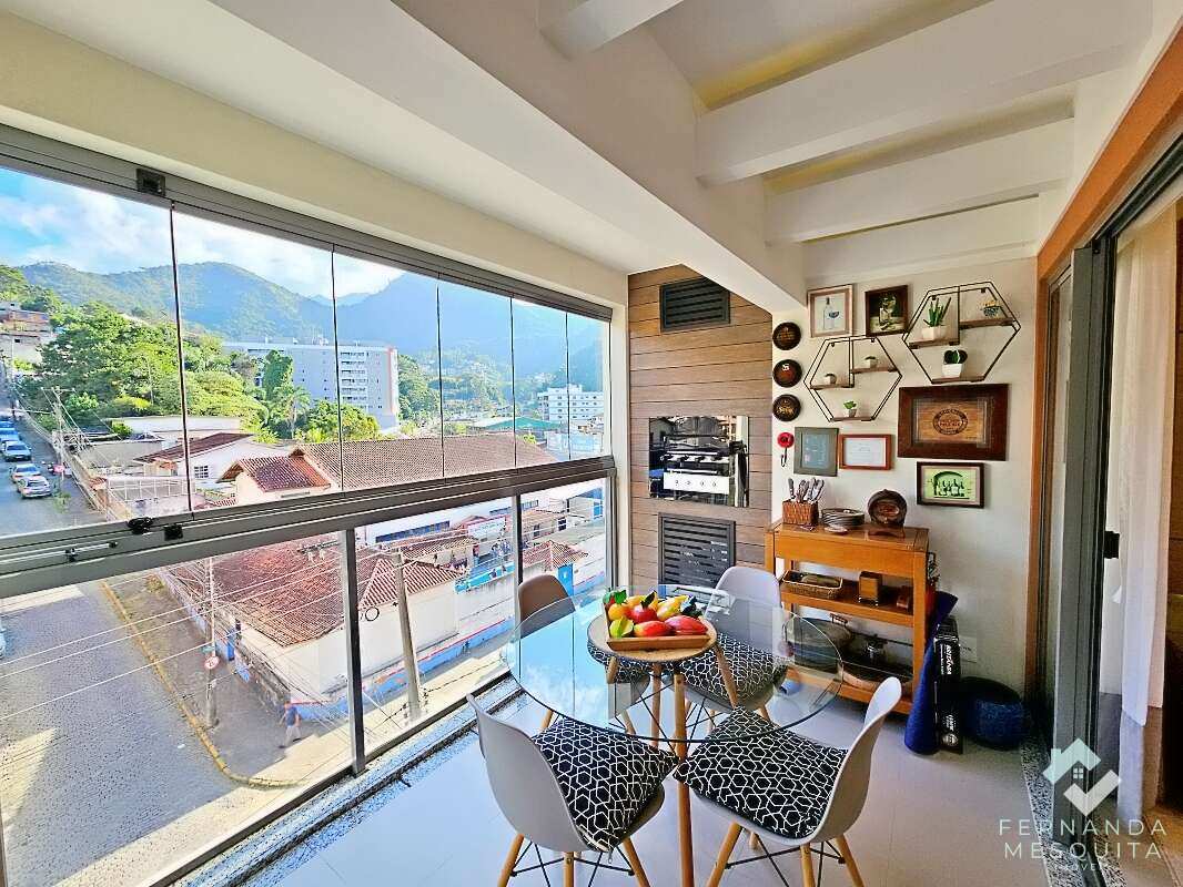  - Apartamento Porteira Fechada com Varanda Gourmet à Venda em Agriões, Teresópolis RJ