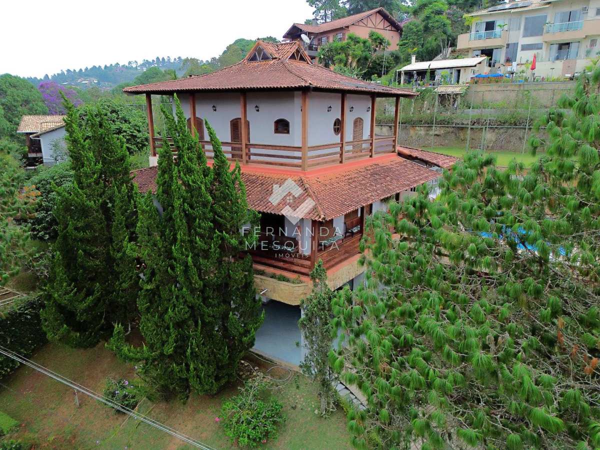  - Casa em condomínio à venda em Albuquerque Teresópolis com 4 quartos piscina e vista para montanhas